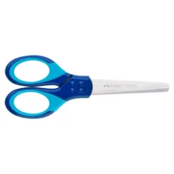 Tijeras escolares Grip azul Faber Castell