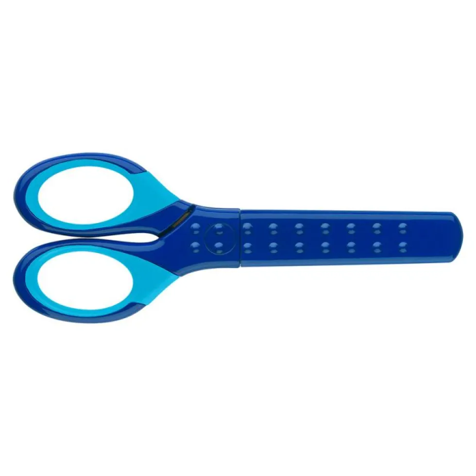 Tijeras escolares Grip azul Faber Castell