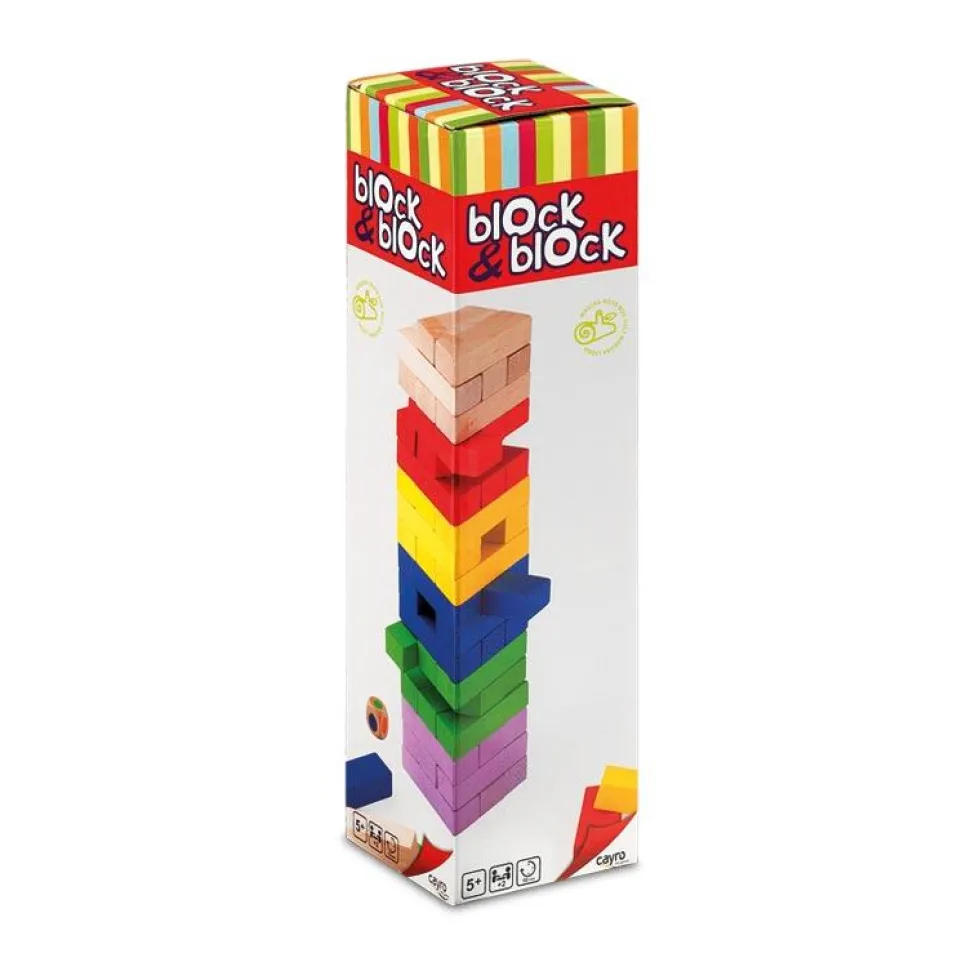 Torre balanceante de colores