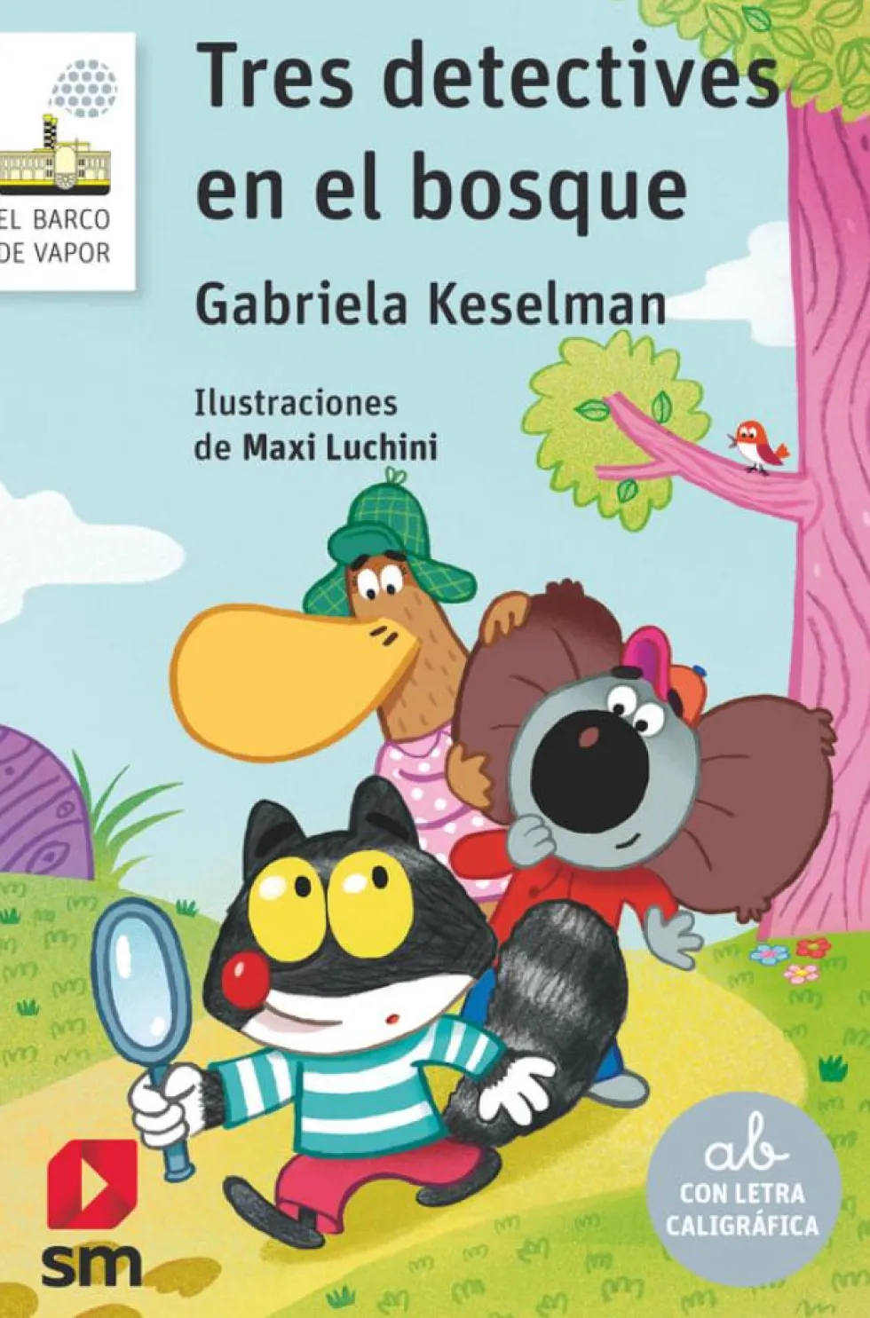 Tres detectives en el bosque