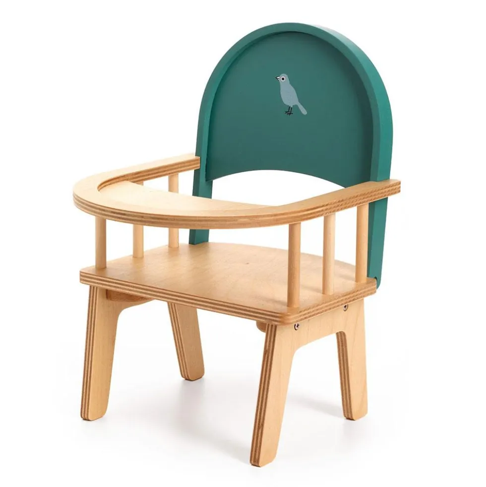 Trona madera para muñecos
